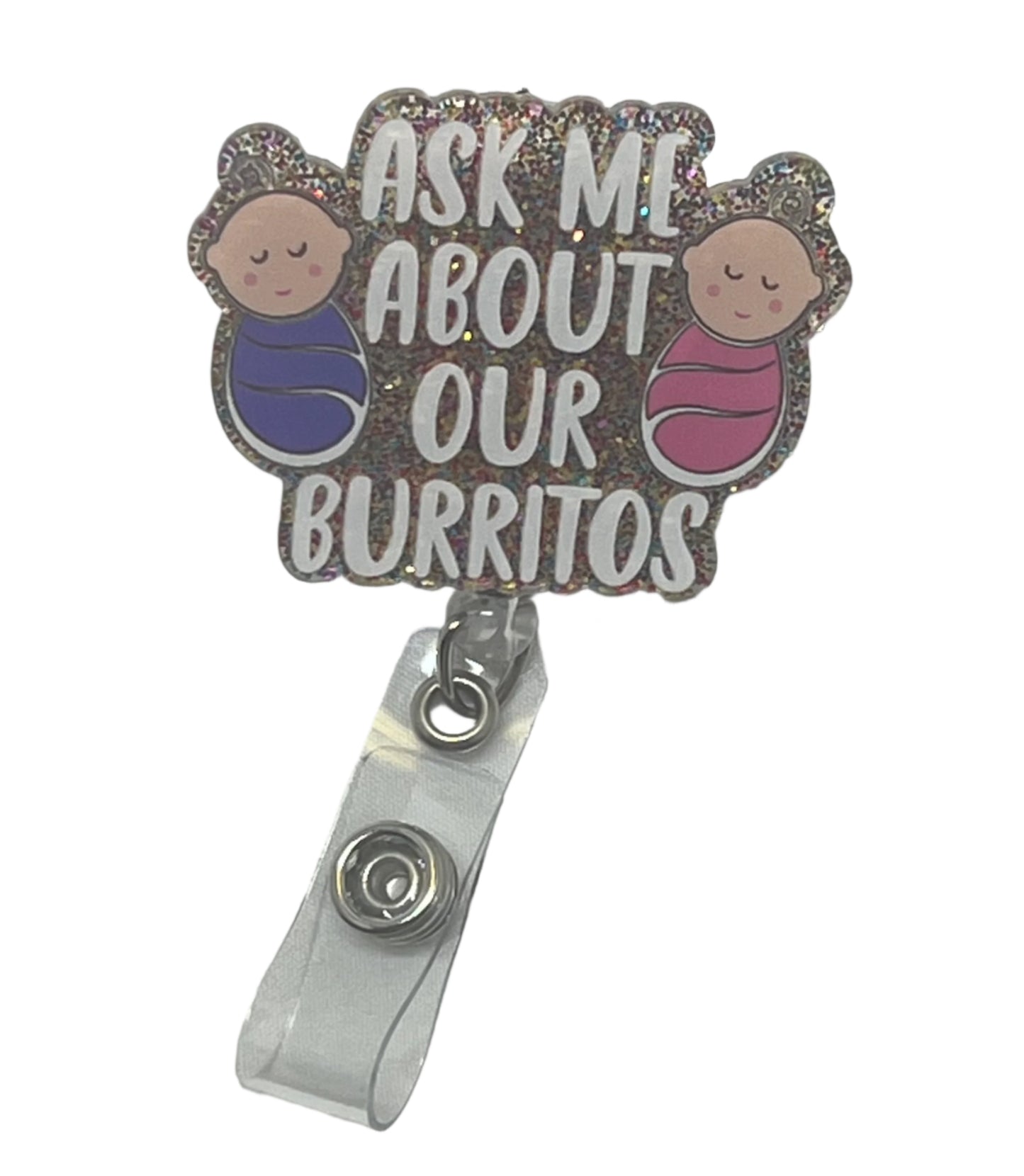 Ask Me About our Burritos Badge Reel
