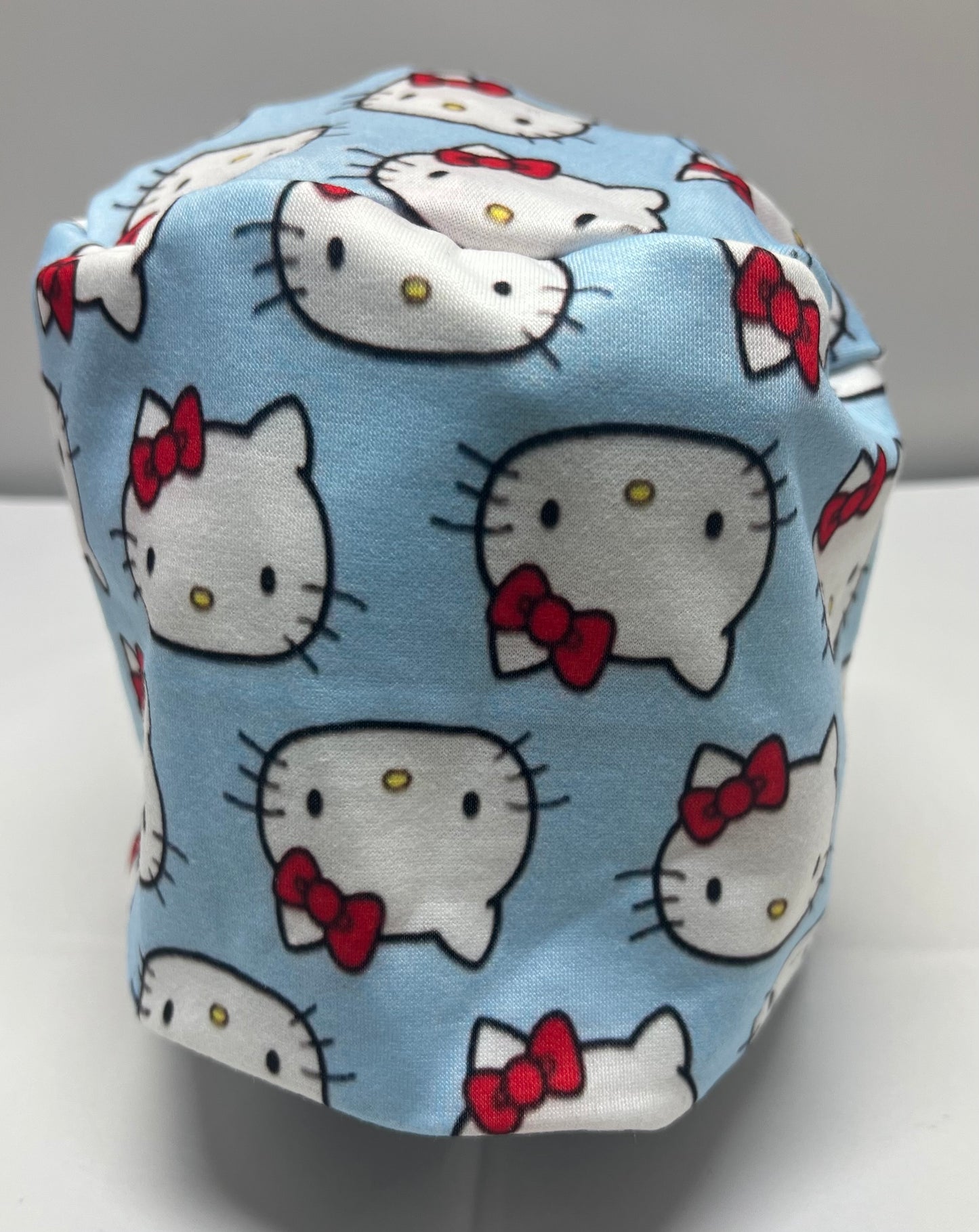Baby Blue Hello Kitty Scrub Cap + Adjustable Straps