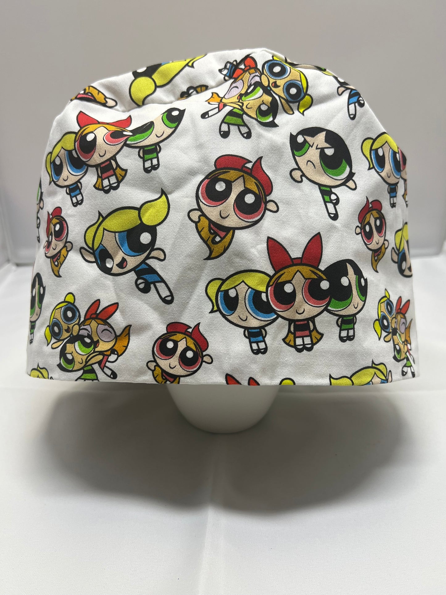 Power Puff Girls Scrub Cap + Adjustable Straps