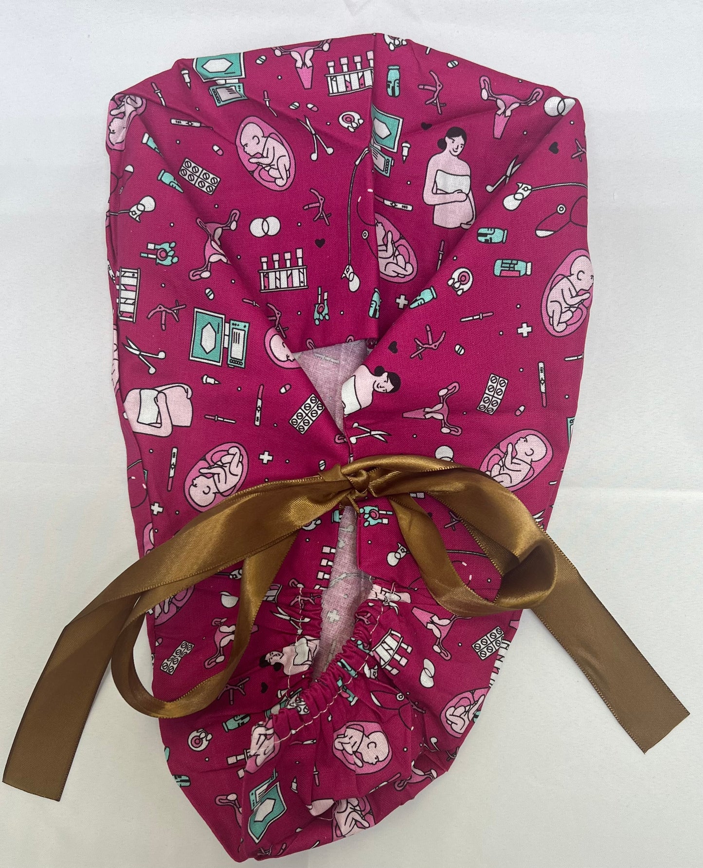 Mother & Baby Ponytail Scrub Cap + Adjustable Straps