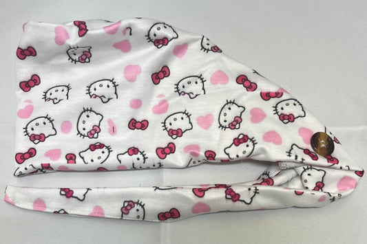 Hello Kitty Scrub Cap + Adjustable Straps